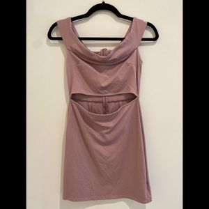 Silence + Noise Mauve Bodycon Dress